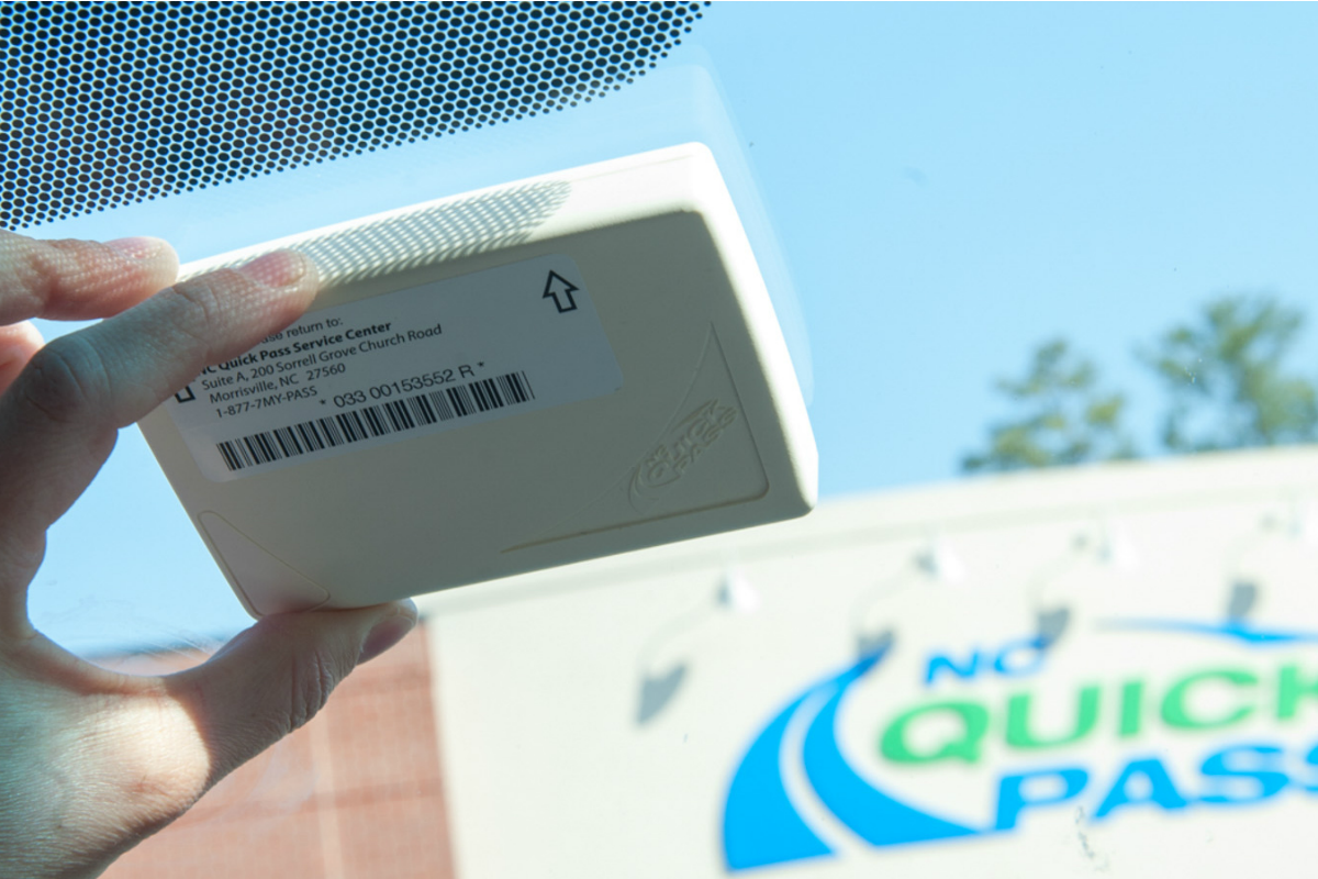NC toll pass rental cars